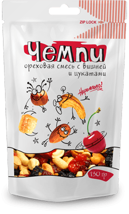 Смесь с вишней и цукатами